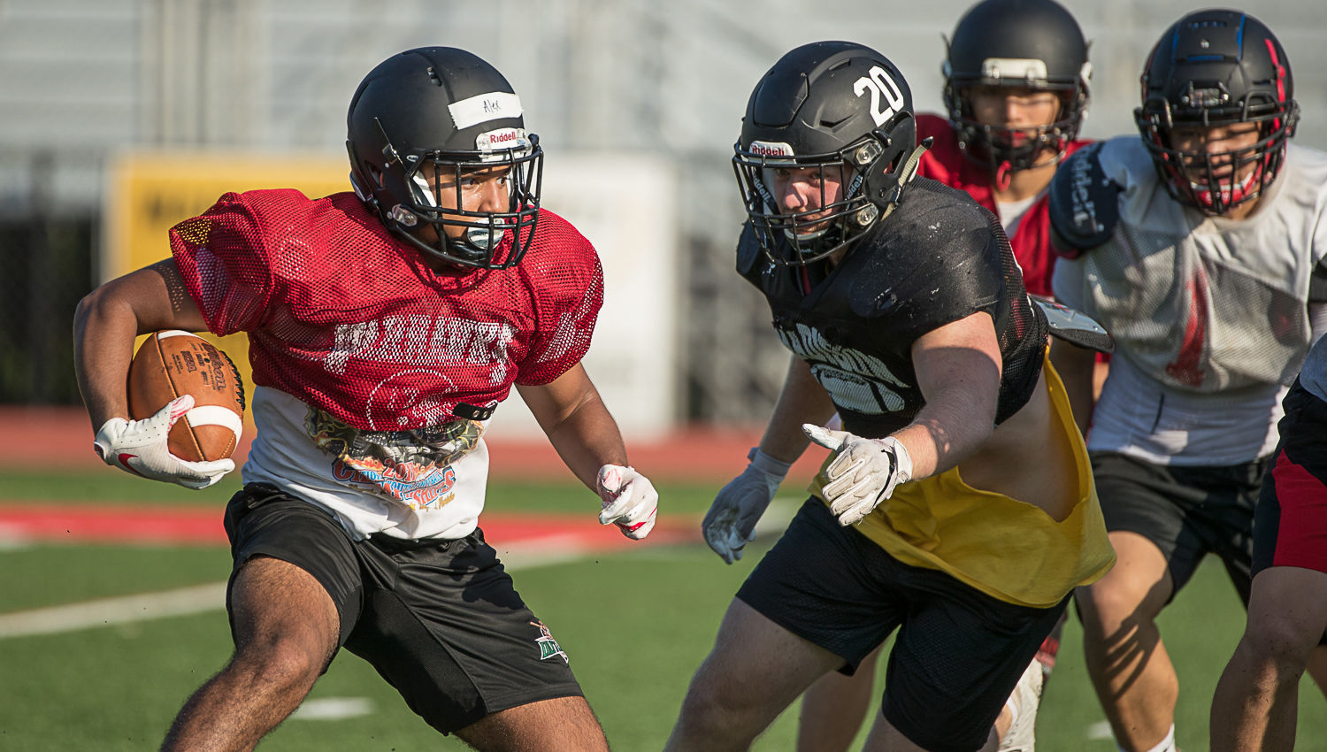Madison football practice 12